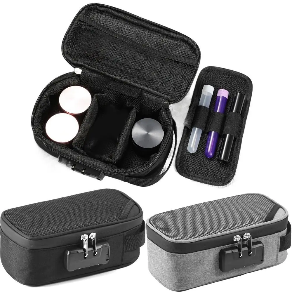 Combination Lock Smell Proof Bag Waterproof Smooth zipper Odorless Storage Case Blocks Out Smells Portable Medicine Lock Box
Combination Lock Smell Proof Bag Waterproof Smooth zipper Odorless Storage Case Blocks Out Smells Portable Medicine Lock Box