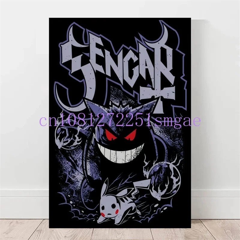 Pokemon Anime Figures Ink Painting Painting Canvas Painting Gengar Posters Prints Wall Art Picture for Living Room Children Gift
Pokemon Anime Figures Ink Painting Painting Canvas Painting Gengar Posters Prints Wall Art Picture for Living Room Children Gift