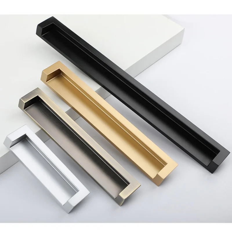 Modern Invisible Cabinet Handles Push Type Concealed Pulls for Wardrobe Drawer Pulls Embedded Hidden Design Furniture Handles
Modern Invisible Cabinet Handles Push Type Concealed Pulls for Wardrobe Drawer Pulls Embedded Hidden Design Furniture Handles