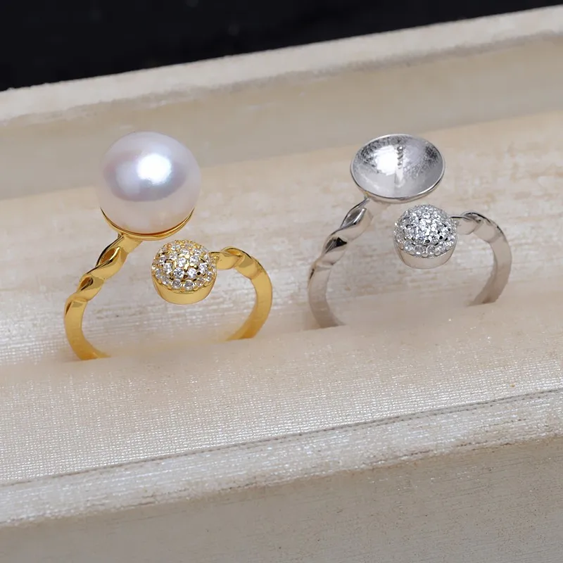 2022 Pearl Ring Findings Making Jewelry For 10-12mm Beads Classic DIY Jewelry Components
2022 Pearl Ring Findings Making Jewelry For 10-12mm Beads Classic DIY Jewelry Components