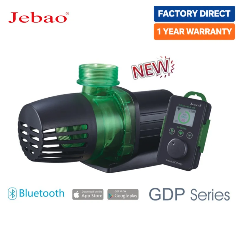 Jebao Jecod 2026 New GDP Series Bluetooth APP Manual Controlled Vario Aquarium Water Pump Wavemaker for Coral Reef Fish Tank
Jebao Jecod 2026 New GDP Series Bluetooth APP Manual Controlled Vario Aquarium Water Pump Wavemaker for Coral Reef Fish Tank