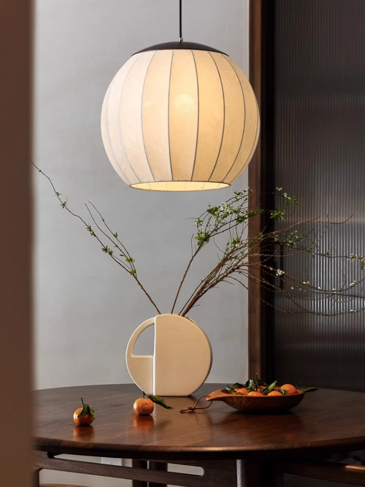 Japanese Wabi-Sabi style chandelier, vintage restaurant bar lamp, bedroom pumpkin fabric lantern, living room chandelier
Japanese Wabi-Sabi style chandelier, vintage restaurant bar lamp, bedroom pumpkin fabric lantern, living room chandelier