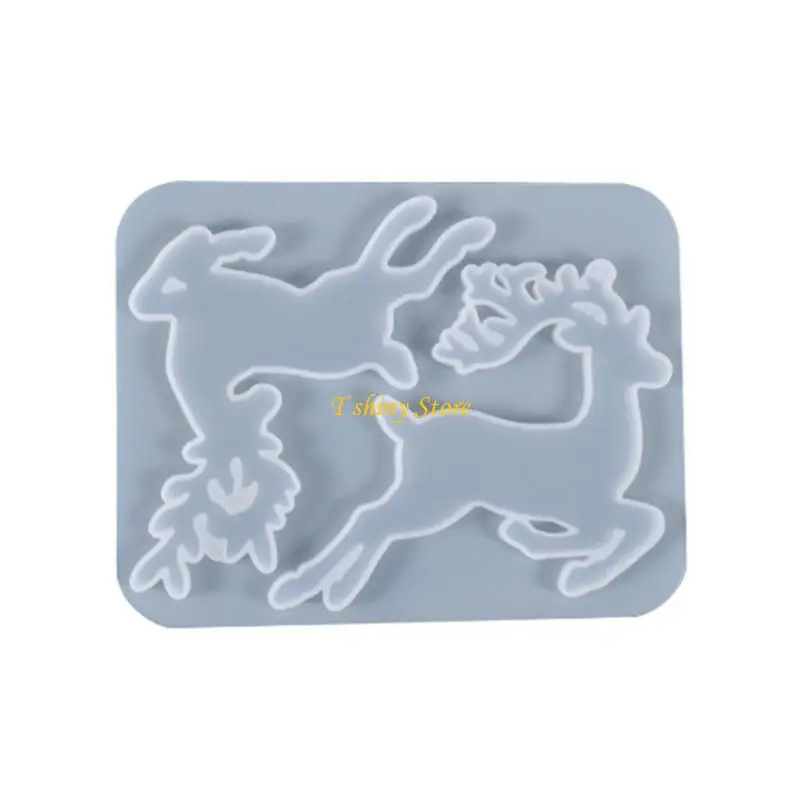 N58F Многофункциональные рождественские формы из смолы с подвесным отверстием для силиконового орнамента в виде лося
N58F Многофункциональные рождественские формы из смолы с подвесным отверстием для силиконового орнамента в виде лося