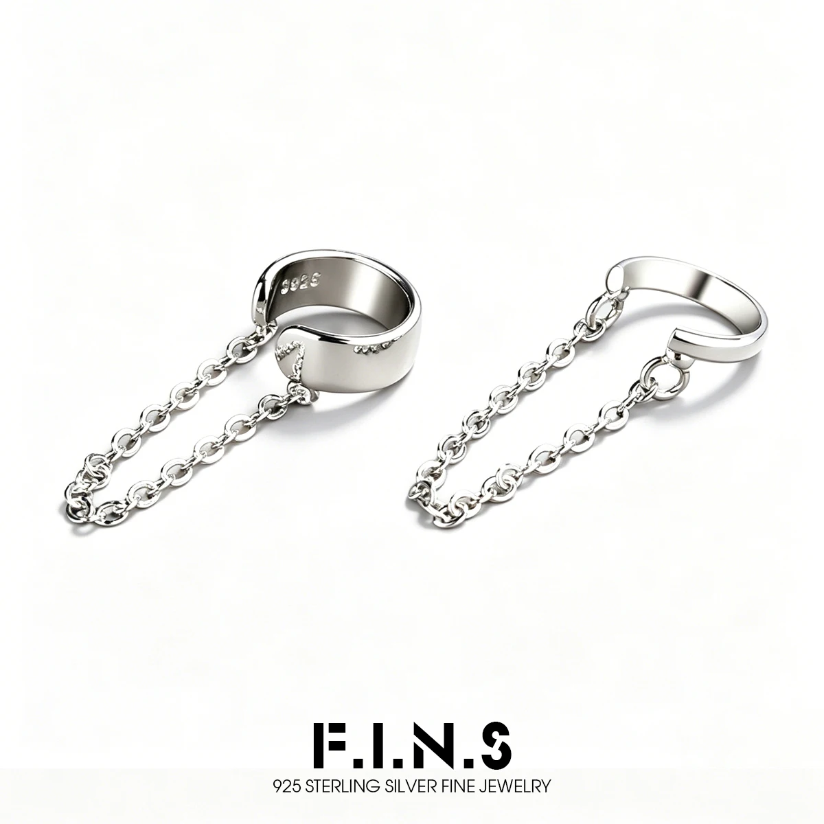 F.I.N.S 1PC Real 925 Sterling Silver Smooth Surface Chain Clip on Earrings For Women Without Piercing Earcuff Fine Jewelry Gifts
F.I.N.S 1PC Real 925 Sterling Silver Smooth Surface Chain Clip on Earrings For Women Without Piercing Earcuff Fine Jewelry Gifts