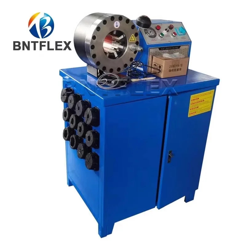 Electric 4-Layer BNT50 Hydraulic Hose Press Machine 1/4 to 2 Inch Manual Operation 10 Dies Multilayer Pipe Press Rubber Material
Electric 4-Layer BNT50 Hydraulic Hose Press Machine 1/4 to 2 Inch Manual Operation 10 Dies Multilayer Pipe Press Rubber Material