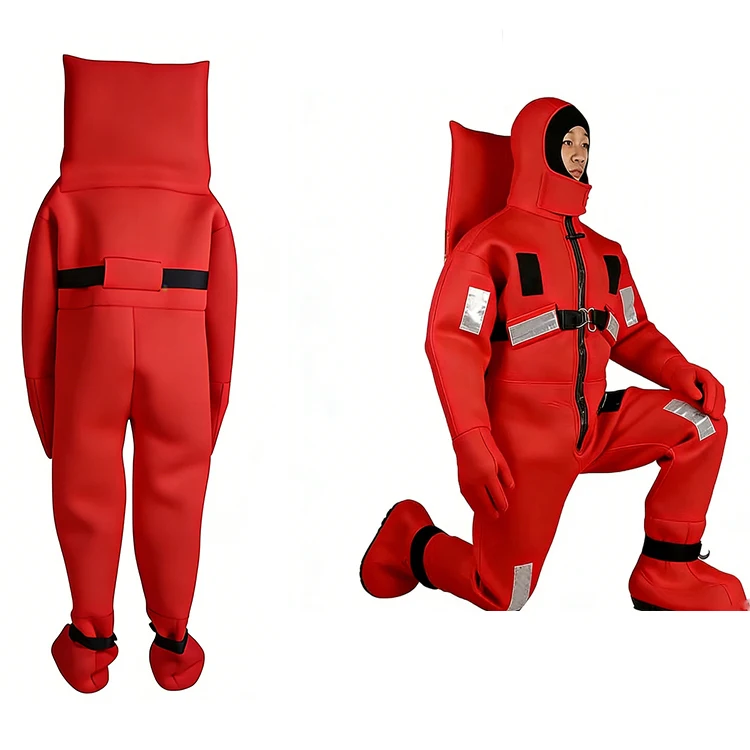 Immersion Suit With Buoyancy Pillow For Cold Environments
Immersion Suit With Buoyancy Pillow For Cold Environments
