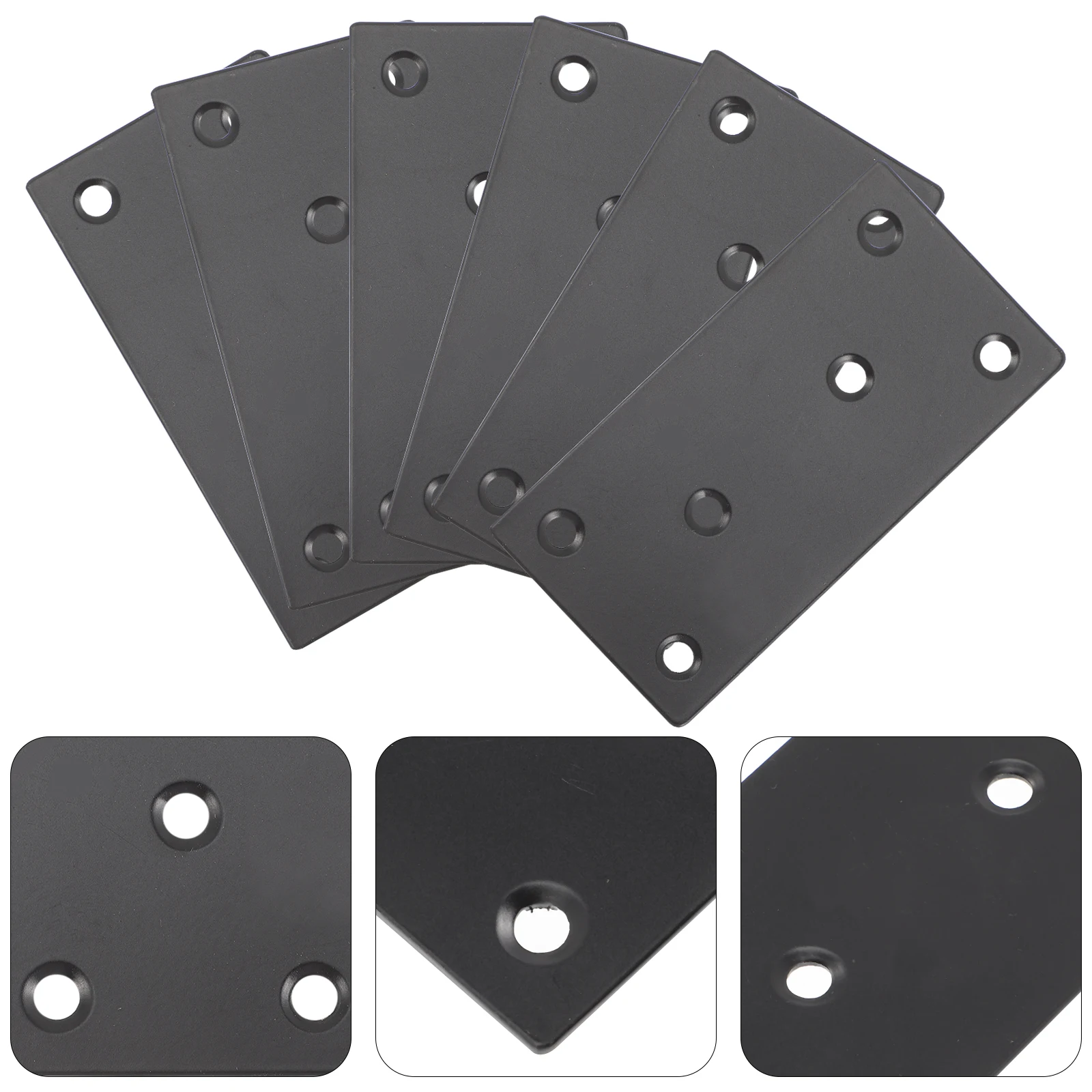 6pcs Black Stainless Steel Corner Brackets Flat Metal Brackets for Wood Furniture Reinforcement Hole Design Easy for wood
6pcs Black Stainless Steel Corner Brackets Flat Metal Brackets for Wood Furniture Reinforcement Hole Design Easy for wood