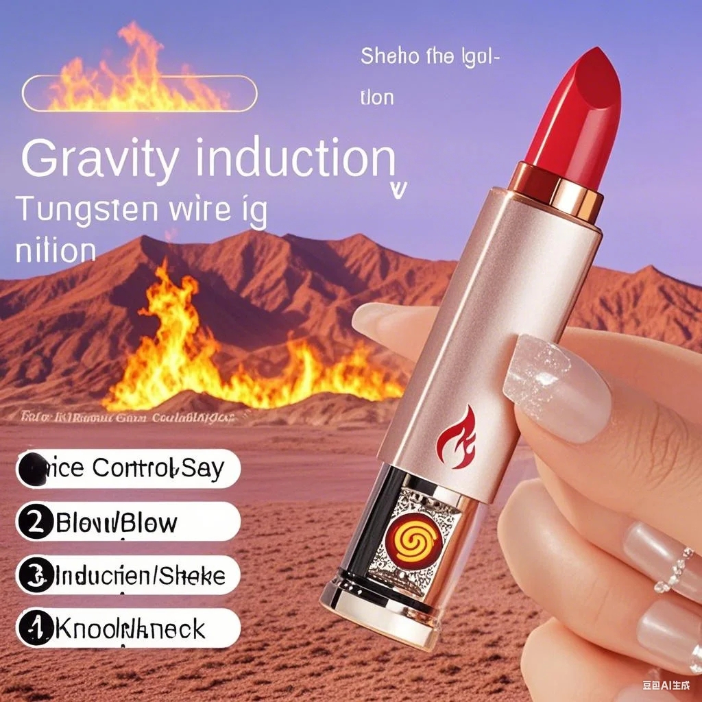 Lipstick Styling Voice Controlled Lighter Gravity Sensing Tungsten Wire Ignition USB Lighter Women's Smoking Tool Gift
Lipstick Styling Voice Controlled Lighter Gravity Sensing Tungsten Wire Ignition USB Lighter Women's Smoking Tool Gift