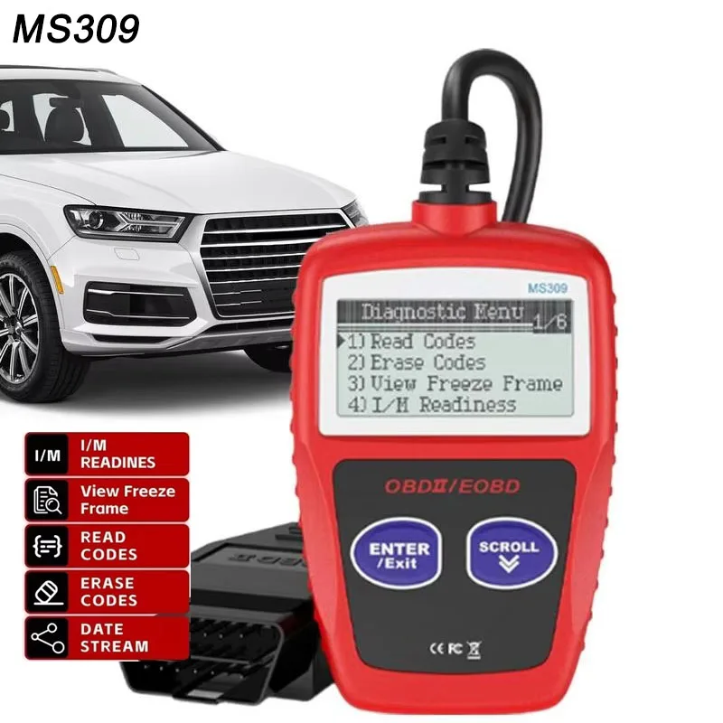 Считыватель кодов неисправностей автомобиля, сканер OBD2, считыватель кодов, автоматическая диагностика, многофункциональный сканер для чтения и стирания, диагностический инструмент неисправностей CAN
Считыватель кодов неисправностей автомобиля, сканер OBD2, считыватель кодов, автоматическая диагностика, многофункциональный сканер для чтения и стирания, диагностический инструмент неисправностей CAN
