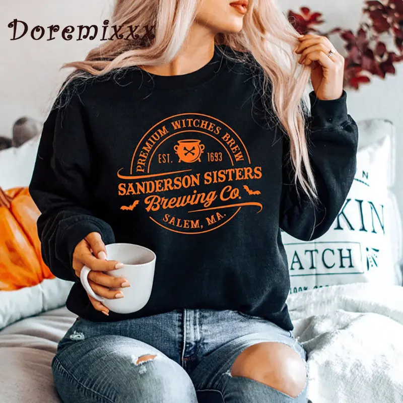 Sanderson Sister Brewing Co Sweatshirt Halloween Clothing Fall Winter Long Sleeve Cotton Hoodies Y2k Clothes Oversized Hoodie
Sanderson Sister Brewing Co Sweatshirt Halloween Clothing Fall Winter Long Sleeve Cotton Hoodies Y2k Clothes Oversized Hoodie