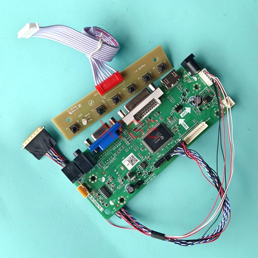 For LP140WD1-TLM1 LP140WD1-TLD2 Driver Controller Board Laptop Screen 40-Pin LVDS VGA DVI 14" HDMI-Compatible 1600x900 Kit DIY
For LP140WD1-TLM1 LP140WD1-TLD2 Driver Controller Board Laptop Screen 40-Pin LVDS VGA DVI 14" HDMI-Compatible 1600x900 Kit DIY