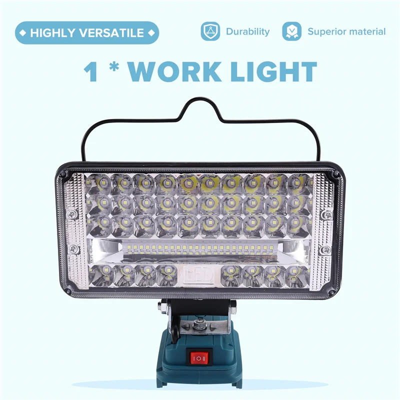 【B07R】For 18V 14V Li- Battery Compatible 7 Inch Cordless LED Lamp Work Light Flashlight With Dual USB Camping Lights
【B07R】For 18V 14V Li- Battery Compatible 7 Inch Cordless LED Lamp Work Light Flashlight With Dual USB Camping Lights