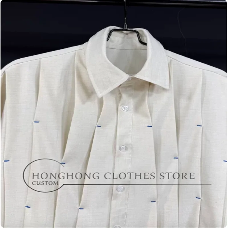Original design 2026 new heavy-duty beaded loose casual shirt custom-sized fashionable clothing
Original design 2026 new heavy-duty beaded loose casual shirt custom-sized fashionable clothing