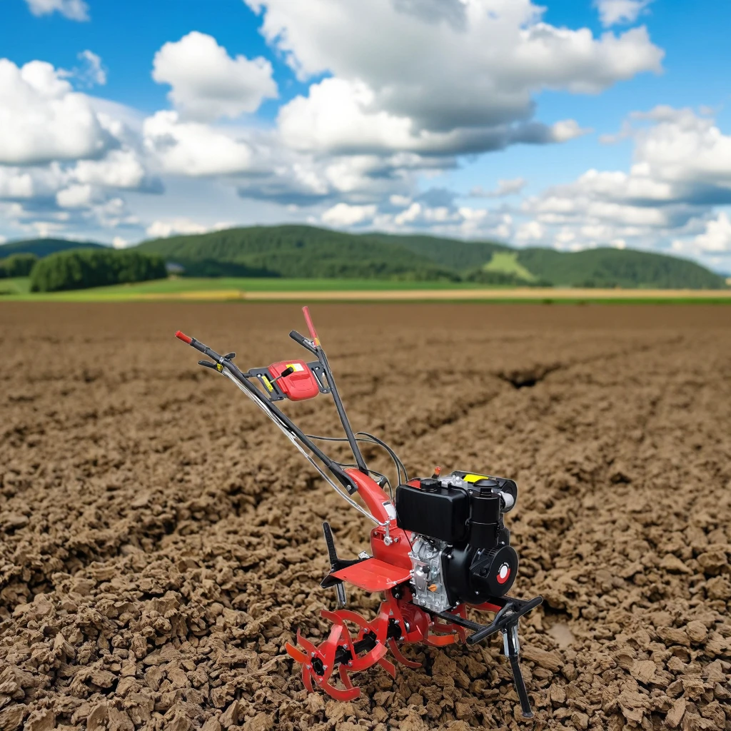 High Efficient Mini 10HP Engine Rotary Tiller Gearbox Motor-Driven Cultivator Farm Use
High Efficient Mini 10HP Engine Rotary Tiller Gearbox Motor-Driven Cultivator Farm Use