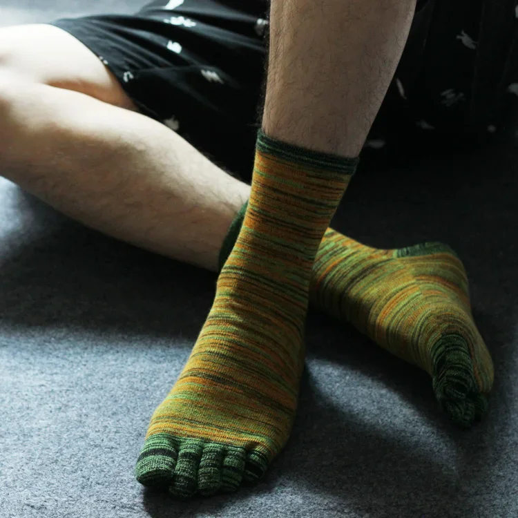 4 Pairs Men's Five Finger Socks Stripe Comfort Colorful Male 5 Toe Socks 4 Colors Finger Shoes
4 Pairs Men's Five Finger Socks Stripe Comfort Colorful Male 5 Toe Socks 4 Colors Finger Shoes