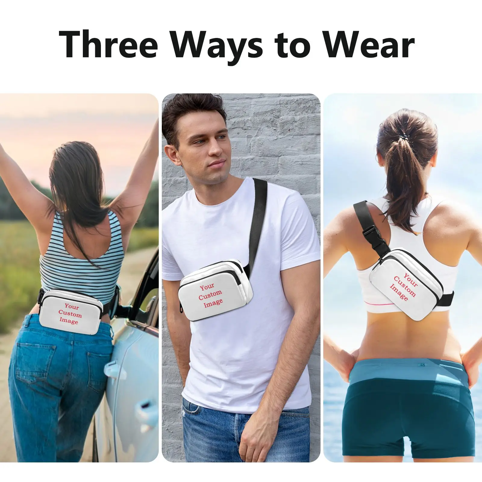 Custom Waist Pack Women Men Zipper Chest Bag Fashion Casual Waist Bag Outdoor Sport Travel Portable Phone Purse Belt Storage Bag
Custom Waist Pack Women Men Zipper Chest Bag Fashion Casual Waist Bag Outdoor Sport Travel Portable Phone Purse Belt Storage Bag