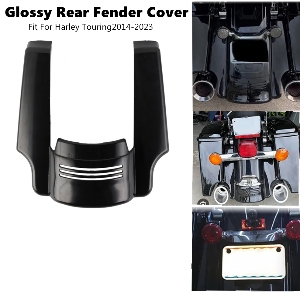 Motorcycle Glossy Black Rear Fender Cover ABS Plastic For Harley Touring Street Road Glide models 2014-2023
Motorcycle Glossy Black Rear Fender Cover ABS Plastic For Harley Touring Street Road Glide models 2014-2023