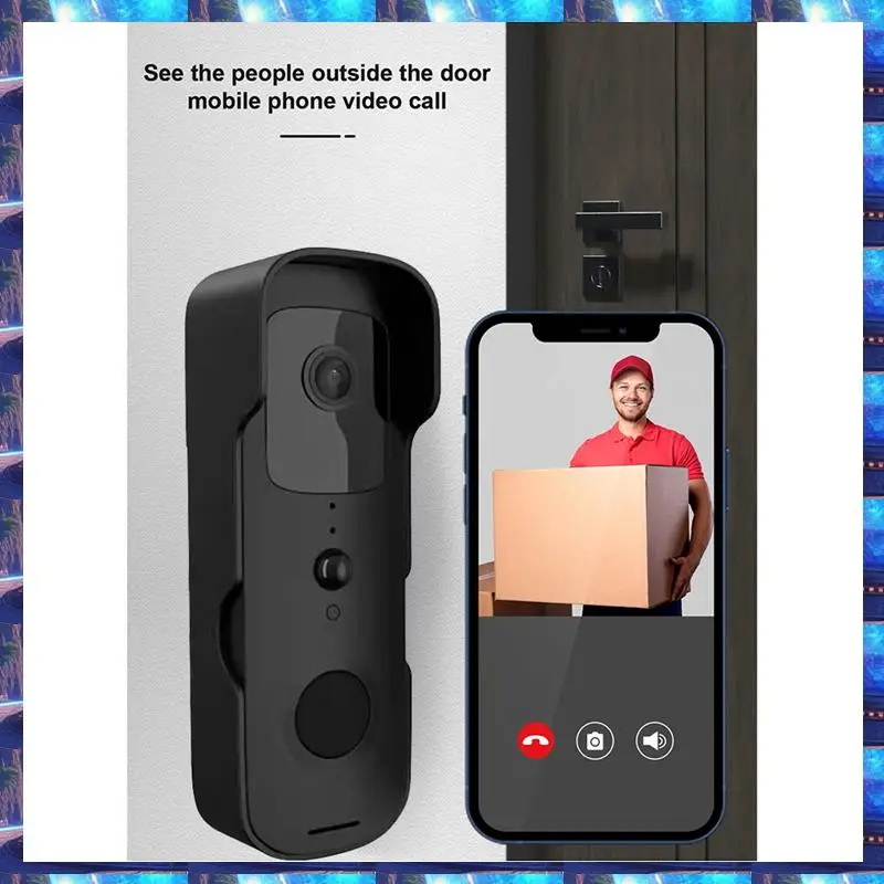 2025 Tuya Smart 1080P Высокое разрешение WIFI видео дверной звонок с ночным видением, водонепроницаемым и визуальным домофоном - подходит для европейского Outl
2025 Tuya Smart 1080P Высокое разрешение WIFI видео дверной звонок с ночным видением, водонепроницаемым и визуальным домофоном - подходит для европейского Outl