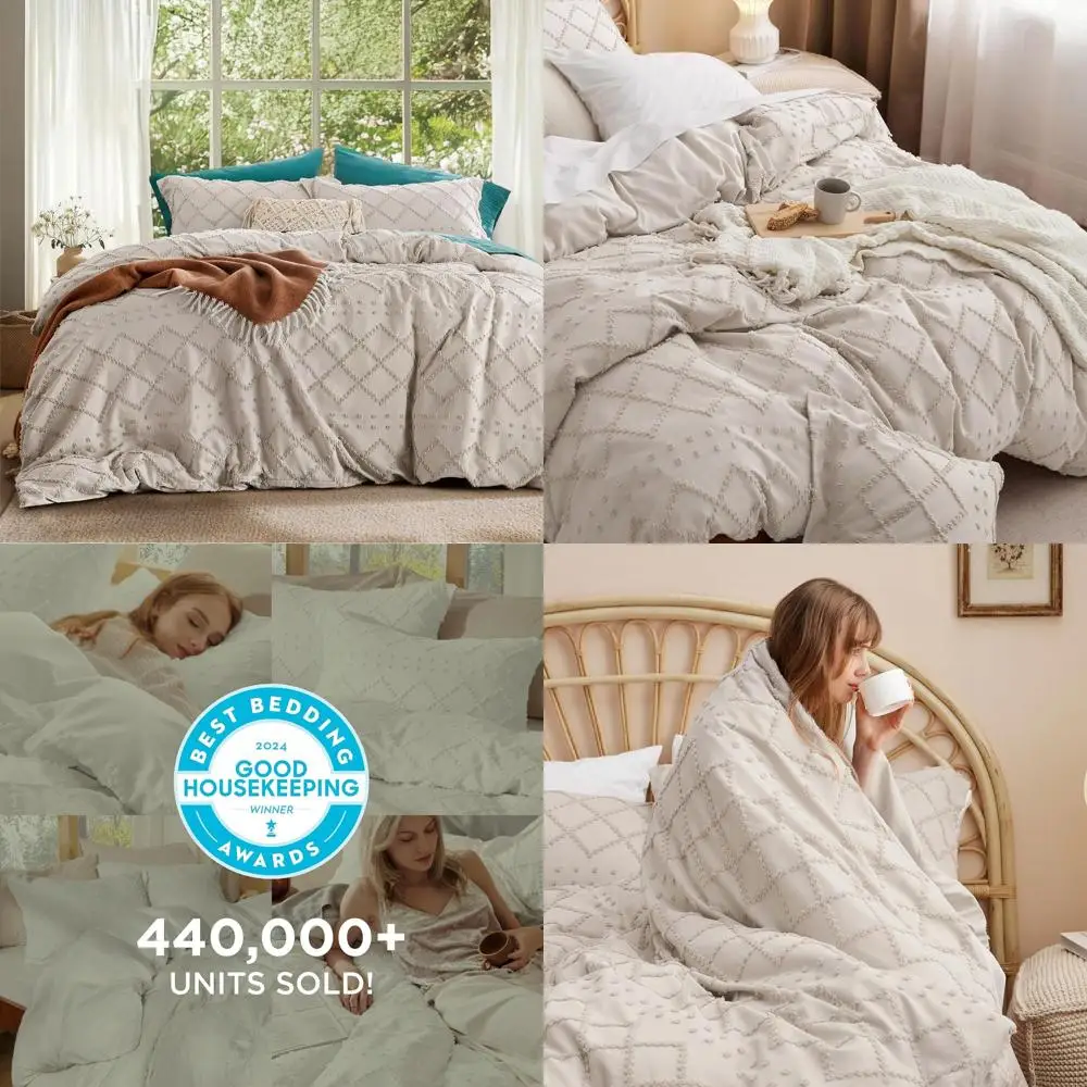 Пододеяльник King Size в стиле бохо - бежевый, дышащий и мягкий, моющийся, подходит для всех сезонов, включает 1 пододеяльник 104x90 +
Пододеяльник King Size в стиле бохо - бежевый, дышащий и мягкий, моющийся, подходит для всех сезонов, включает 1 пододеяльник 104x90 +