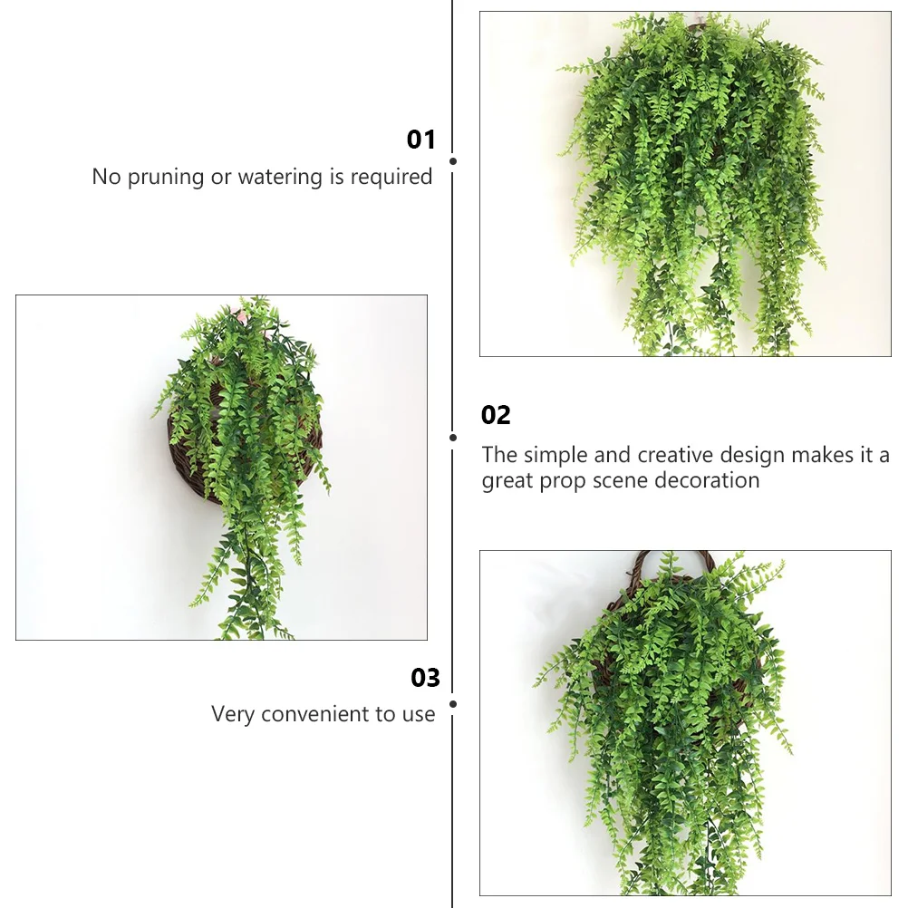 2 Pcs Artificial Green Plants Faux Indoor Outdoor Wall Decor Hanging Simulated Vine Long Lasting Home Office Decor Artificial
2 Pcs Artificial Green Plants Faux Indoor Outdoor Wall Decor Hanging Simulated Vine Long Lasting Home Office Decor Artificial