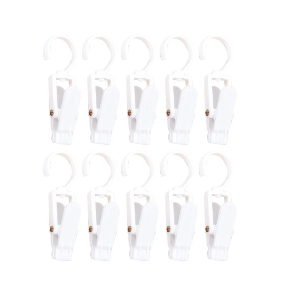 10 Pcs Rotating Hooks Clever Swivel Clips 360 Degree Rotatable Plastic Hooks for Curtains Coats Shoes Home Office Use
10 Pcs Rotating Hooks Clever Swivel Clips 360 Degree Rotatable Plastic Hooks for Curtains Coats Shoes Home Office Use