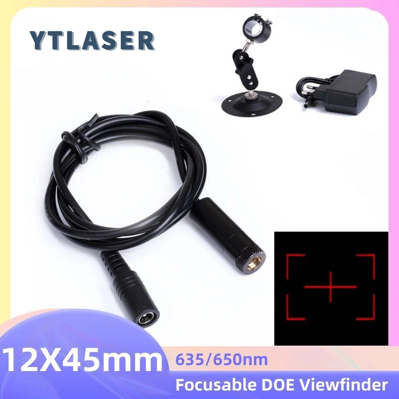 Red Viewfinder Focusable DOE 18x65mm 635nm 650nm Laser Module 10mw50mw 100mw for Cutting Positioning(Free with Standard Bracket)
Red Viewfinder Focusable DOE 18x65mm 635nm 650nm Laser Module 10mw50mw 100mw for Cutting Positioning(Free with Standard Bracket)