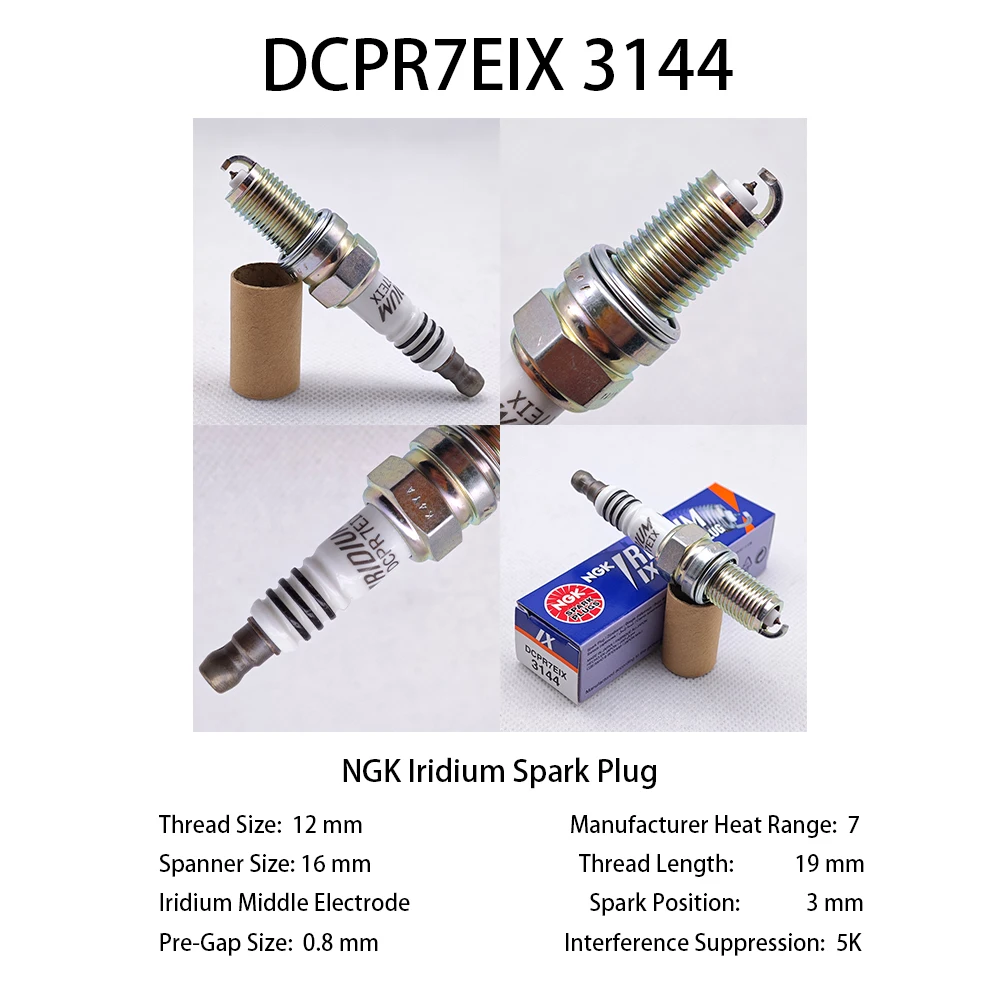 1pcs NGK Original Iridium Spark Plug DCPR7EIX DCPR7ERX-P Upgrade DCPR7E
1pcs NGK Original Iridium Spark Plug DCPR7EIX DCPR7ERX-P Upgrade DCPR7E