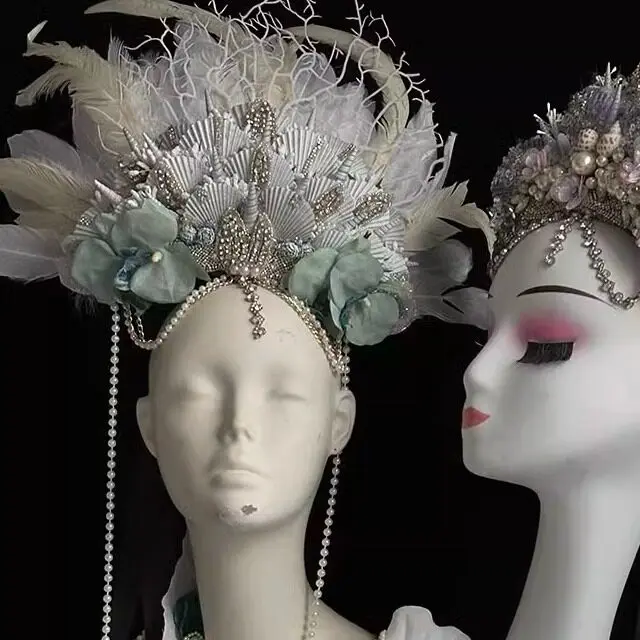 Mori Branches, Mermaid Ocean Wind, Handmade Natural Shellfish, Mermaid Crown Headgear, Photography Stage cos accessories
Mori Branches, Mermaid Ocean Wind, Handmade Natural Shellfish, Mermaid Crown Headgear, Photography Stage cos accessories