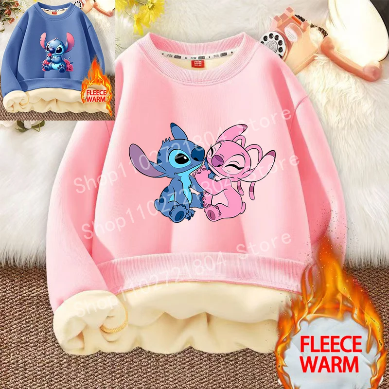 Disney&Stitch kids hoodie cartoon anime round neck pullover sweatshirt cute autumn winter fleece warm top child clothing Gifts
Disney&Stitch kids hoodie cartoon anime round neck pullover sweatshirt cute autumn winter fleece warm top child clothing Gifts
