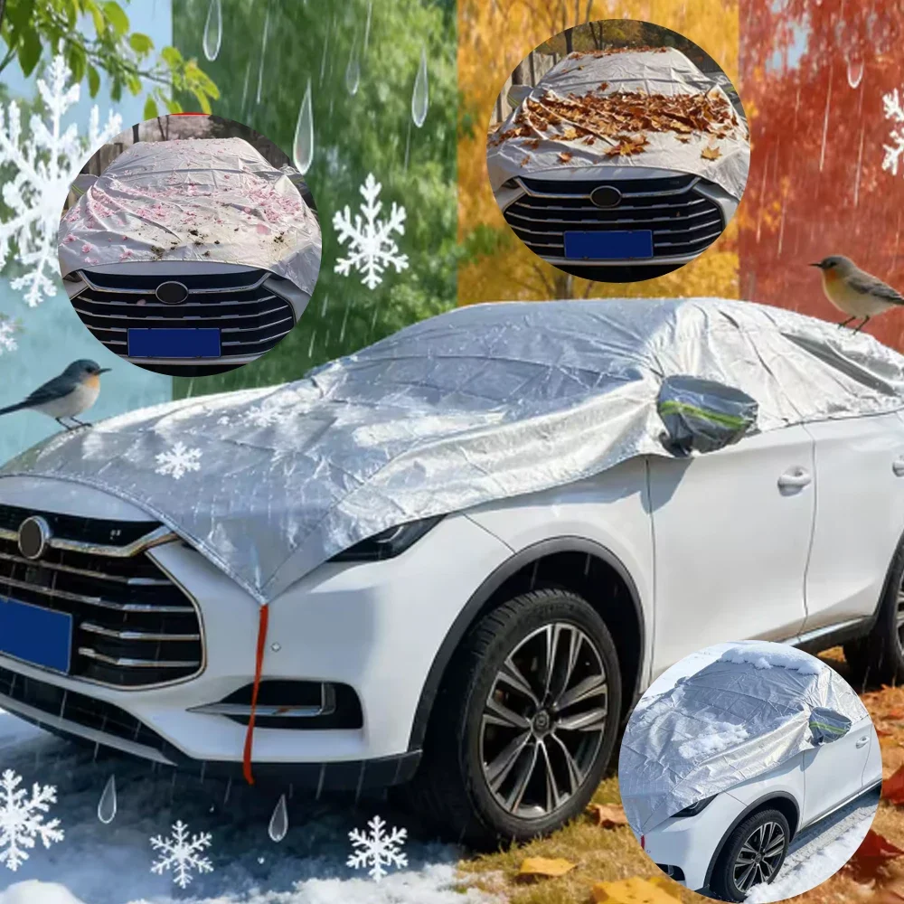 Universal Windshield Cover Sunshade for Snow Leaf Debris Protection All Weather Fit
Universal Windshield Cover Sunshade for Snow Leaf Debris Protection All Weather Fit