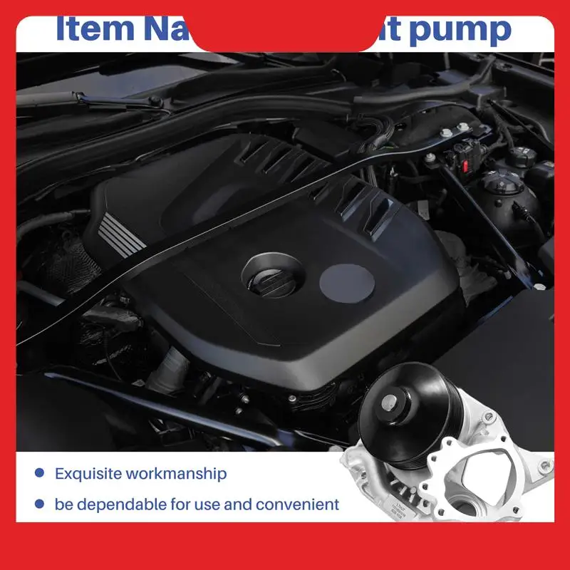 High-Quality Water Pump 11518478476 11518591016 For BMW 3 & 5 Series, F21-F34 F10 G30, X3 F25, X4 F26, X5
High-Quality Water Pump 11518478476 11518591016 For BMW 3 & 5 Series, F21-F34 F10 G30, X3 F25, X4 F26, X5