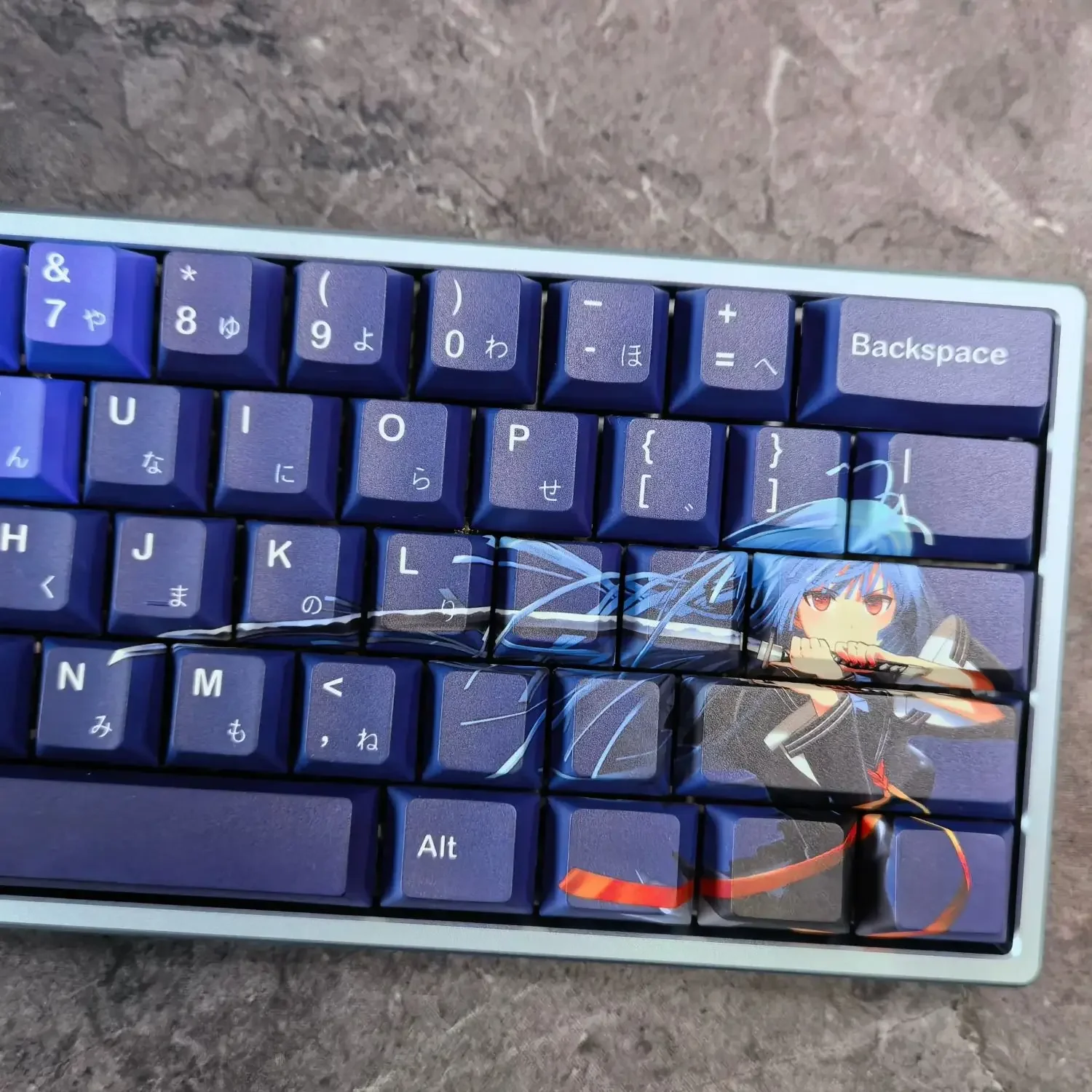 Snow shadow keycap original height PBT material sublimation personality creative two-dimensional animation keycap
Snow shadow keycap original height PBT material sublimation personality creative two-dimensional animation keycap