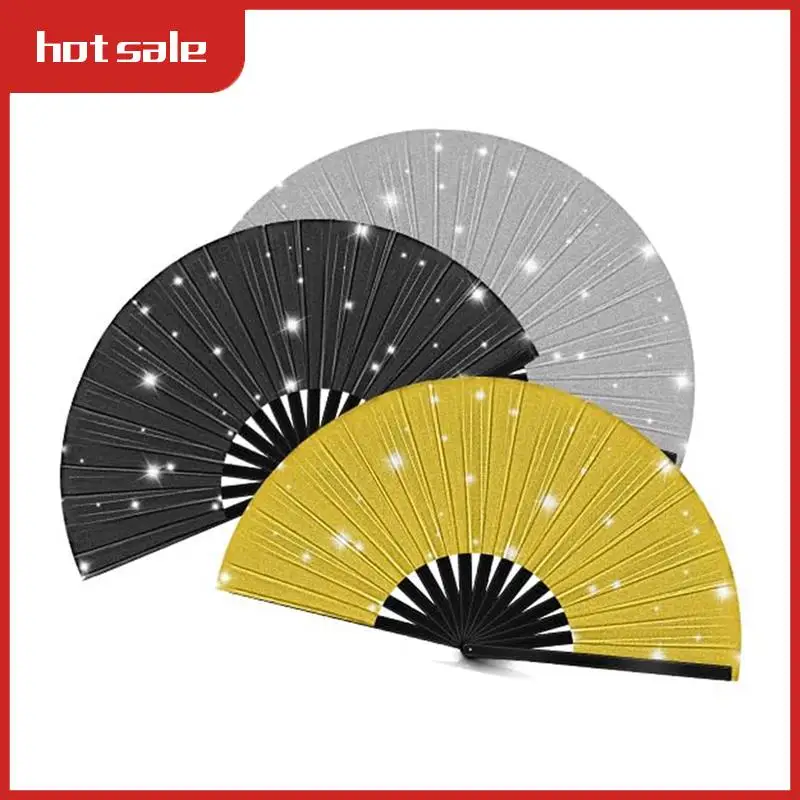 Hand Fan Glitter Hand Fan Decorative Folding Fans Handheld Festival Fan With Bag For Women Club Dance Party
Hand Fan Glitter Hand Fan Decorative Folding Fans Handheld Festival Fan With Bag For Women Club Dance Party
