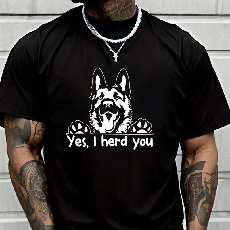 German Shepherd Dog Men's Fashion T-shirt Casual Trendy Tshirts For Summer Short Sleeve Comfortable Tops
German Shepherd Dog Men's Fashion T-shirt Casual Trendy Tshirts For Summer Short Sleeve Comfortable Tops