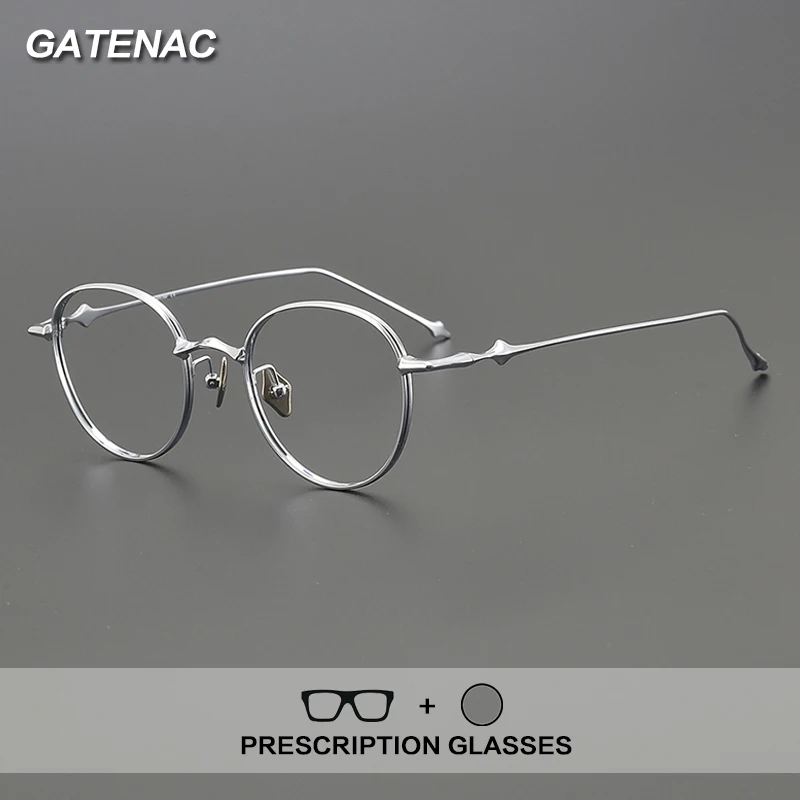 Gatenac Pure Titanium Prescription Glasses Men Photochromic Anti Blue Light Reading Glasses Women 2025 New Luxury Brand Eyewear
Gatenac Pure Titanium Prescription Glasses Men Photochromic Anti Blue Light Reading Glasses Women 2025 New Luxury Brand Eyewear