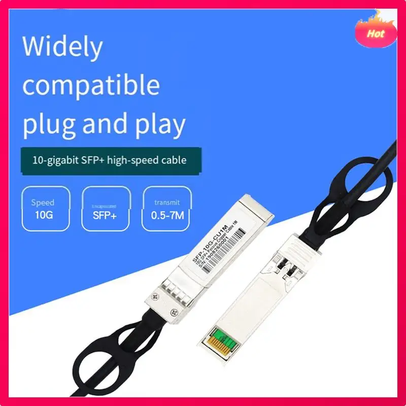 Кабель ЦАП 10G SFP+, медный пассивный кабель прямого крепления, 0,5 метра, работает для Microtik, сетевого, контрольного переключателя, простота в использовании
Кабель ЦАП 10G SFP+, медный пассивный кабель прямого крепления, 0,5 метра, работает для Microtik, сетевого, контрольного переключателя, простота в использовании