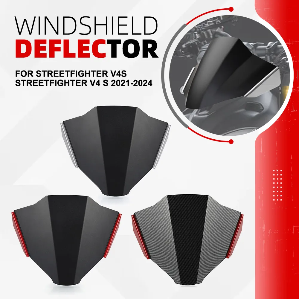 V4S Windscreen For Ducati Streetfighter V4S STREETFIGHTER V4 S 2021 2022 2023 2024 Motorcycle Accessories Windshield Deflector
V4S Windscreen For Ducati Streetfighter V4S STREETFIGHTER V4 S 2021 2022 2023 2024 Motorcycle Accessories Windshield Deflector