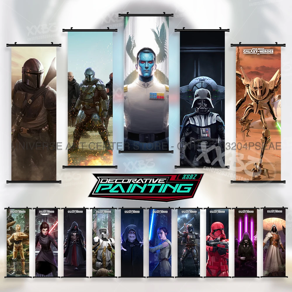 Star Wars Poster Ahsoka Sabine Wren Home Decoration Hera Syndulla Hanging Painting Professor Huyang Wall Art Yoda Scroll Picture
Star Wars Poster Ahsoka Sabine Wren Home Decoration Hera Syndulla Hanging Painting Professor Huyang Wall Art Yoda Scroll Picture