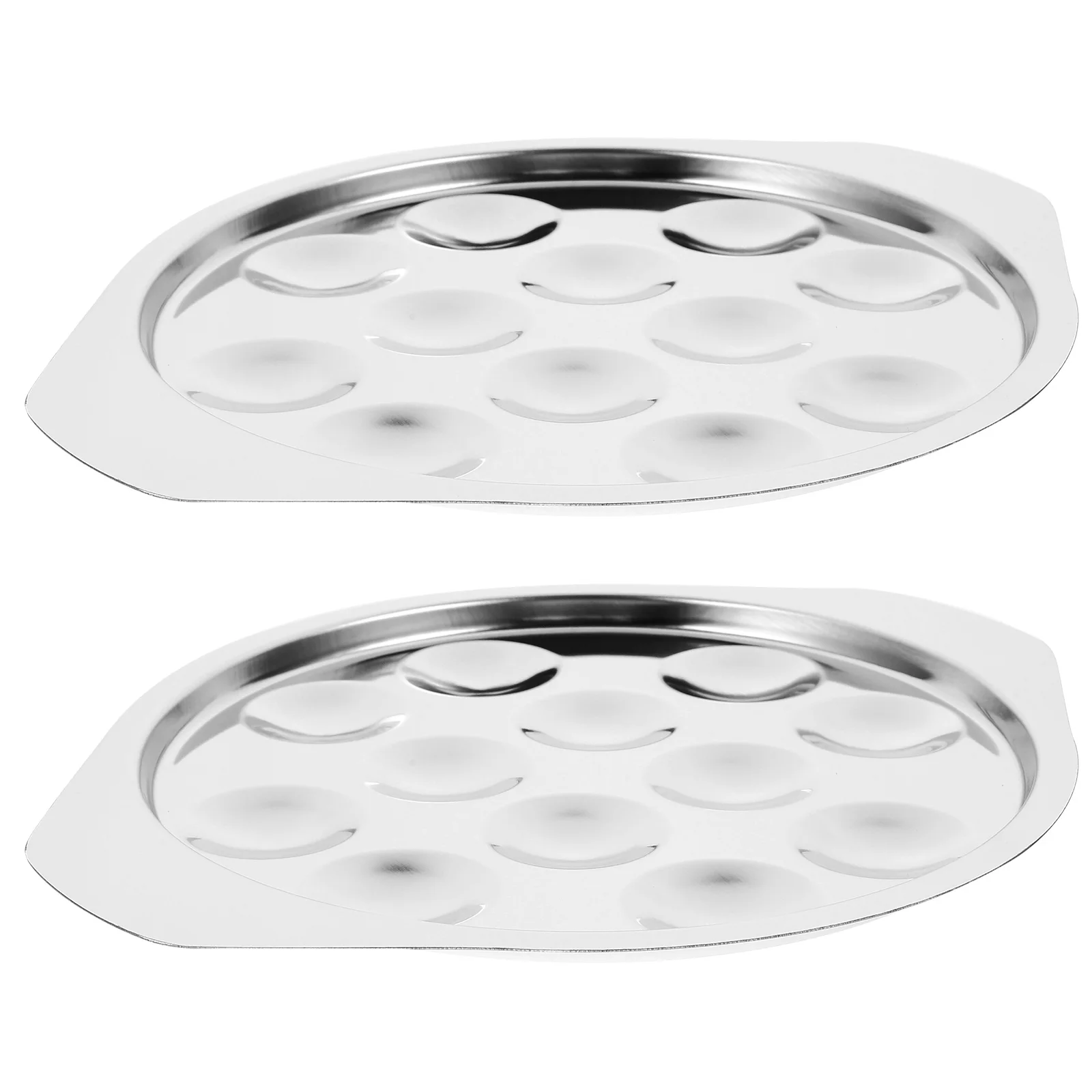 2pcs Stainless Steel Escargot Plates Snail Pan Conch Baking Tray Baking Tray Kitchen Gadget Shellfish Dishwasher Safe
2pcs Stainless Steel Escargot Plates Snail Pan Conch Baking Tray Baking Tray Kitchen Gadget Shellfish Dishwasher Safe