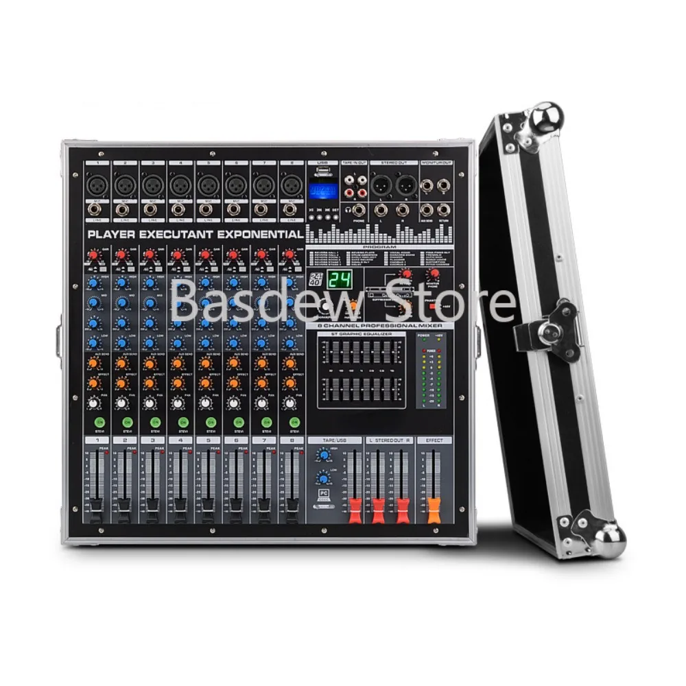 Em8 Road with Sound Console of Power Amplifier All-in-One Machine with Bluetooth Usb24 Mixing Effects Stage Performance
Em8 Road with Sound Console of Power Amplifier All-in-One Machine with Bluetooth Usb24 Mixing Effects Stage Performance
