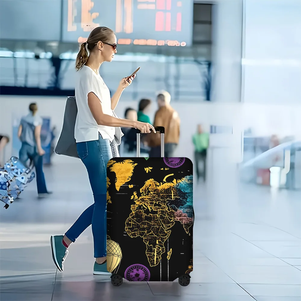 1PC Retro World Map Print Luggage Cover for luggage sizes 18 – 32 inches; dust and elastic travel accessories to effectively
1PC Retro World Map Print Luggage Cover for luggage sizes 18 – 32 inches; dust and elastic travel accessories to effectively