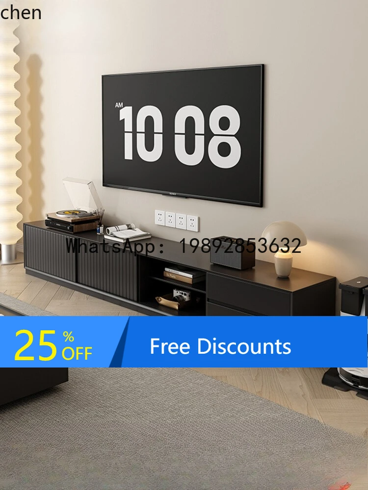 Solid Wood TV Cabinet Living Room Simple Modern Black Wall Floor TV Cabinet
Solid Wood TV Cabinet Living Room Simple Modern Black Wall Floor TV Cabinet