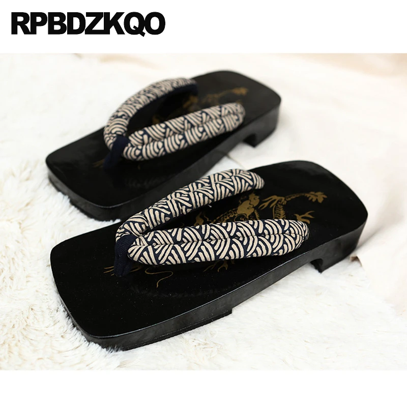 Shoes Ethnic Folk Men Clogs Wooden Pattern Plus Size Block Platform Sandals Print Low Heel Slides Slippers Geta Animal Flip Flop
Shoes Ethnic Folk Men Clogs Wooden Pattern Plus Size Block Platform Sandals Print Low Heel Slides Slippers Geta Animal Flip Flop