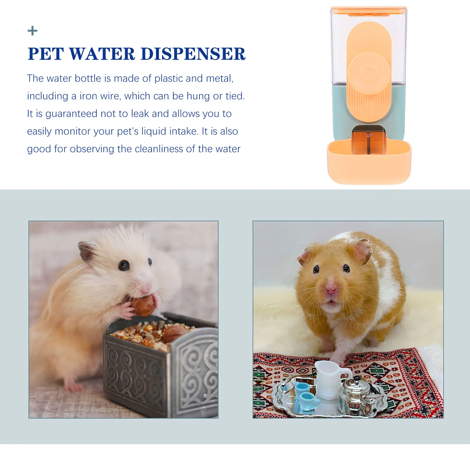 Hanging Automatic Pet Feeder for Cats Rabbits Guinea Pigs Durable Plastic Food Dispenser Space Saving Cage Mounted Convenient
Hanging Automatic Pet Feeder for Cats Rabbits Guinea Pigs Durable Plastic Food Dispenser Space Saving Cage Mounted Convenient
