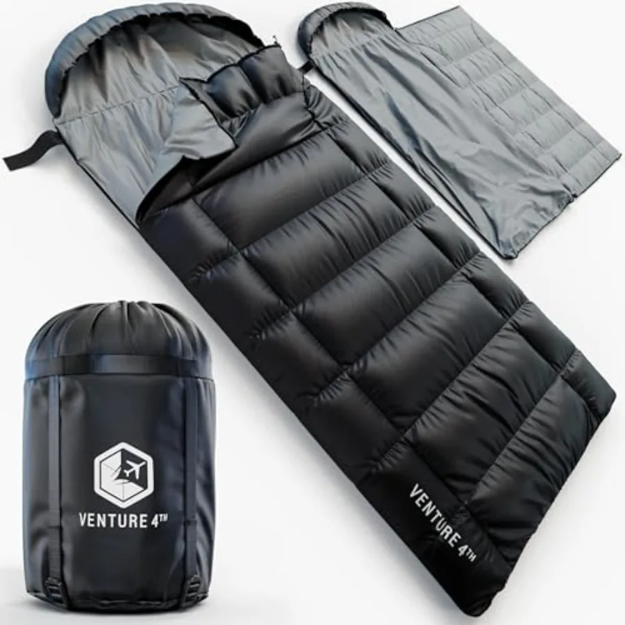 Backpacking Sleeping Bag XXL, Double and Sizes - Lightweight Warm and Cold Weather Sleeping Bags for Adults, and Couples Ideal
Backpacking Sleeping Bag XXL, Double and Sizes - Lightweight Warm and Cold Weather Sleeping Bags for Adults, and Couples Ideal