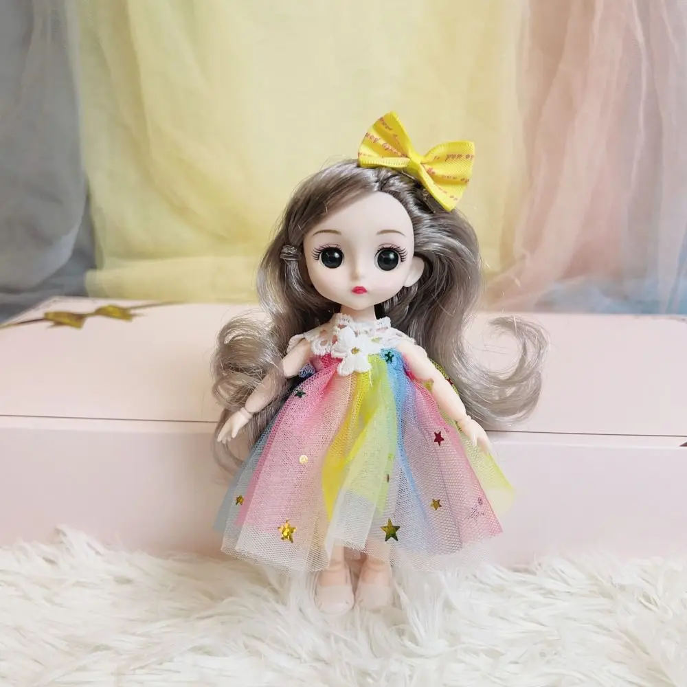 Movable Joints Simulated BJD Doll With Clothes Shoes Colorful Mini Girl Doll Kawaii 17cm Movable Joints Mini Girl Doll
Movable Joints Simulated BJD Doll With Clothes Shoes Colorful Mini Girl Doll Kawaii 17cm Movable Joints Mini Girl Doll