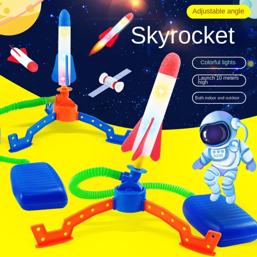 Light Sports Toys Child Play Set Toy Pressed Rocket Launchers Foot Pedal Launcher Soaring Rocket Foot Pump Launcher Toys
Light Sports Toys Child Play Set Toy Pressed Rocket Launchers Foot Pedal Launcher Soaring Rocket Foot Pump Launcher Toys