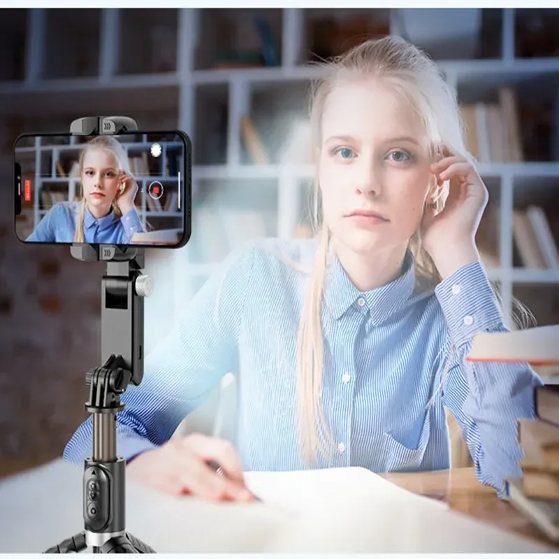 Smartphone Live Photography 360 Rotation Following Shooting Mode Gimbal Stabilizer Selfie Stick Tripod Gimbal For iPhone Phone
Smartphone Live Photography 360 Rotation Following Shooting Mode Gimbal Stabilizer Selfie Stick Tripod Gimbal For iPhone Phone