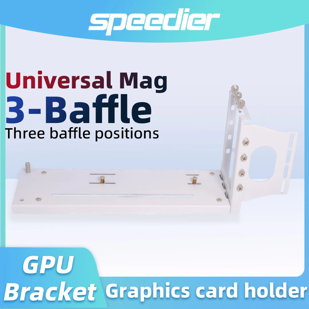 Подставка для видеокарты / Кронштейн, черно-белый, металлический, вертикальный, 3-уровневый регулируемый держатель для видеокарты для внешнего крепления, предотвращающий провисание
Подставка для видеокарты / Кронштейн, черно-белый, металлический, вертикальный, 3-уровневый регулируемый держатель для видеокарты для внешнего крепления, предотвращающий провисание