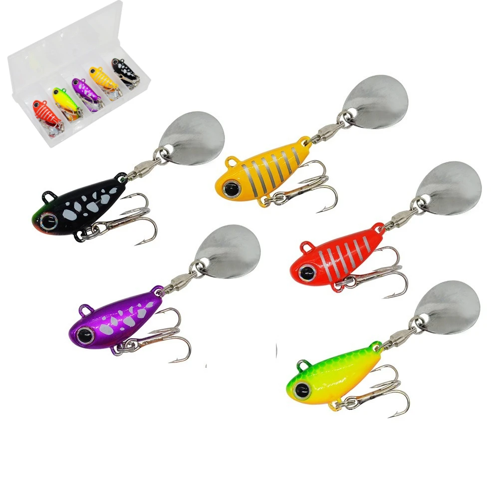 1PCS/box 10g Spinning Tail-spinner VIB Metal Swimbait Fishing Lures Artificial Bait Carp Fishing Tackle Spinnerbait
1PCS/box 10g Spinning Tail-spinner VIB Metal Swimbait Fishing Lures Artificial Bait Carp Fishing Tackle Spinnerbait